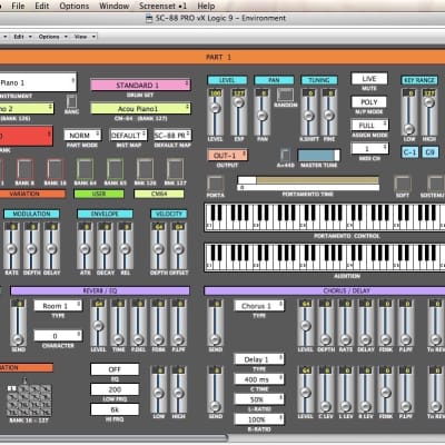 Virtual SOUND CANVAS editor / programmer - Roland SC-88 PRO
