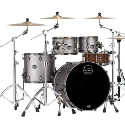Mapex Saturn Evolution Classic Maple 4 Piece Shell Pack   Halo Mounting System   Maple And Walnut Hybrid Shell image 1