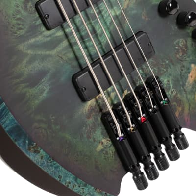 Cort Space 5 Headless Bass - Star Dust Green image 8