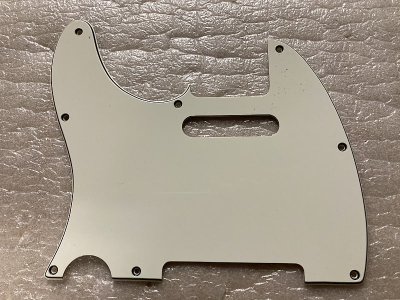 Allparts Left Handed parchment Telecaster Pickguard, 8 hole | Reverb