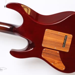 Suhr Modern Set Neck 2010 Limited Edition, Serial #1 – Faded Trans Wine Red Burst w/LE HSC image 5