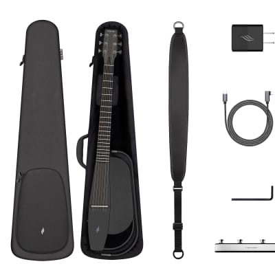 Enya 2023 NEXG 2 Black All-in-One Smart Audio Loop Guitar with Case and Wireless Pedal (Basic Package) image 10