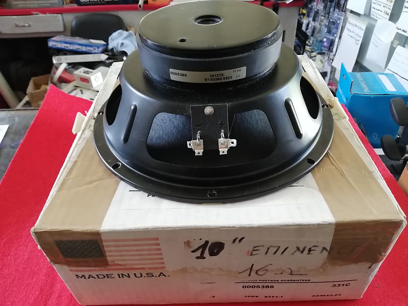 Eminence speaker 10' 16 Ohms Made in USA 2003 Reverb
