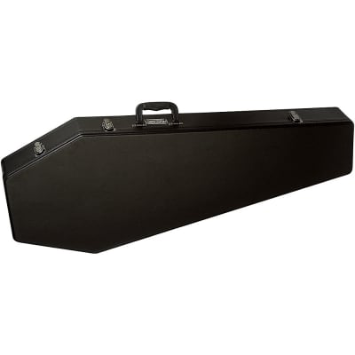 Coffin Case Guitar Black Red for sale