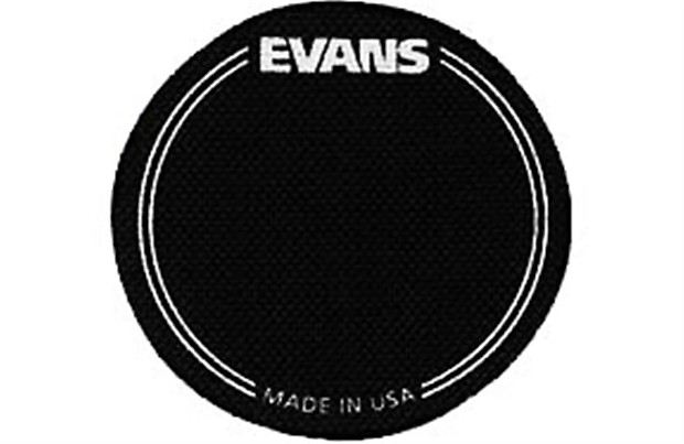 Evans EQPB1 EQ Single Pedal Patch - Black Nylon image 1