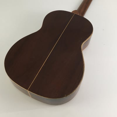 HSC Rare Vintage Giannini Trovador 1987 Lacquer Acoustic Folk Classical Guitar 3/4 Size + Foot Stool image 10