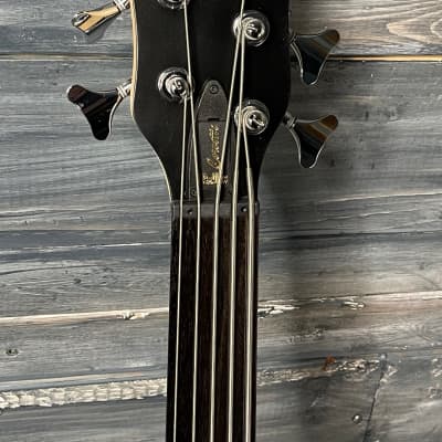 Warwick Left Handed RockBass Corvette Fretless Basic-5 Nirvana Black Transparent Satin 5-String Electric Bass image 7