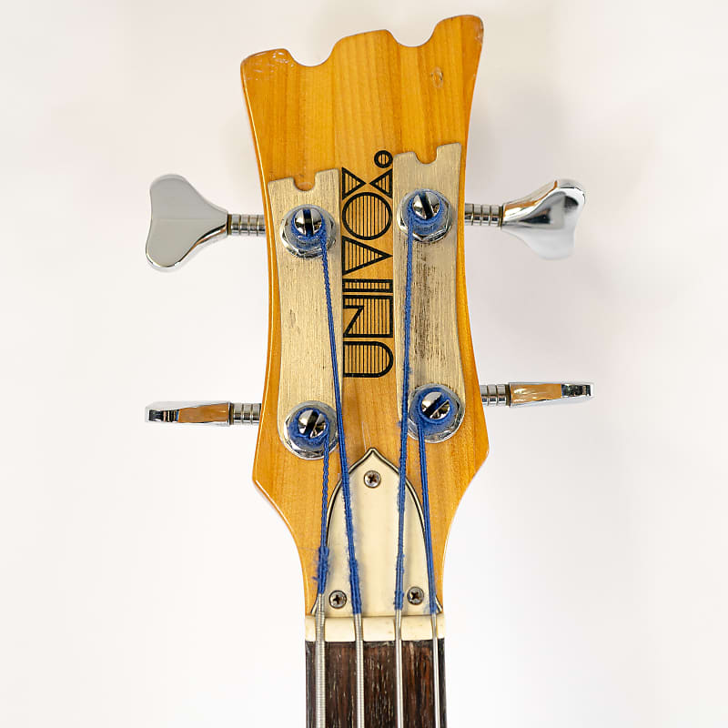 Mid '70s Univox Mosrite High Hi Flyer Short Scale Bass Black