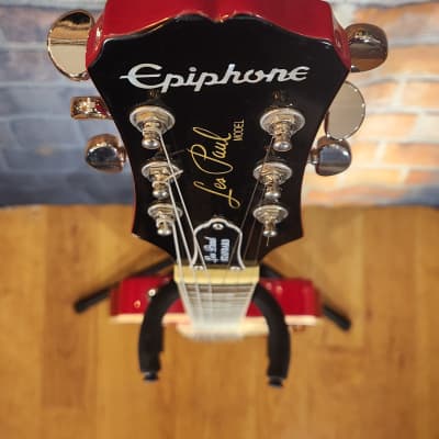 Epiphone 2014 Les Paul Standard Cherry Red image 7