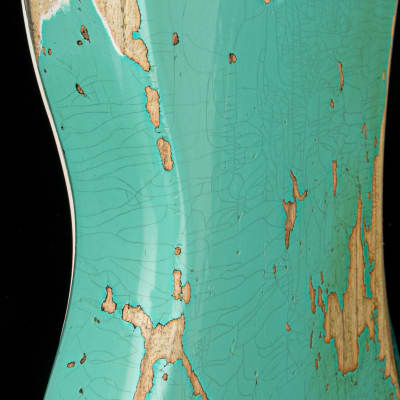 Fender Custom Shop '55 Precision Bass Heavy Relic - Sea Foam Green #25463 image 13