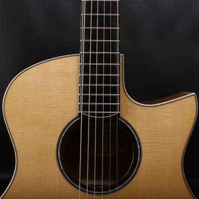 Avian Songbird Standard 3A Natural All-solid Handcrafted African Mahogany Acoustic Guitar image 12