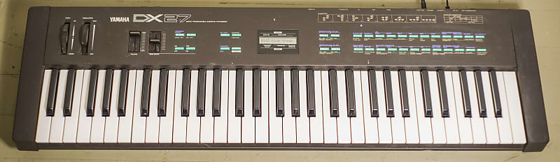 Yamaha DX27 Programmable Algorithm Synthesizer 1985 - Black image 1