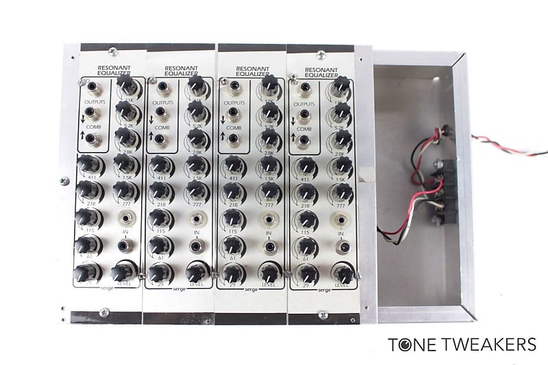 Serge Modular Resonant Equalizer x4 EQ Panel Modular Rare VINTAGE SYNTH DEALER image 1