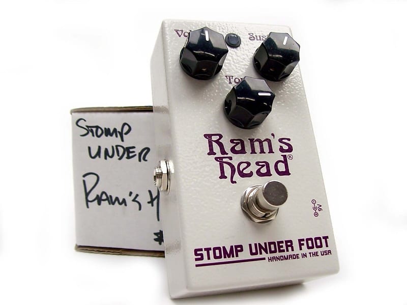 Stomp Under Foot Ram's Head (Violet Version) Fuzz Pedal