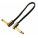 EBS PCF-PG18 18cm Premium Gold Flat Patch Right Angle Guitar Patch Jumper Cable - Single