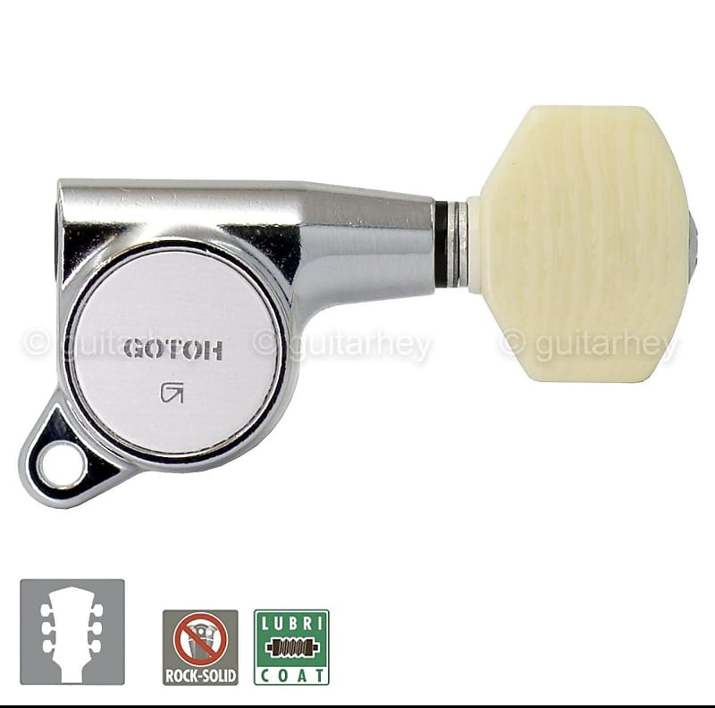 Gotoh SG381 3+3 2024 - Chrome Ivory | Reverb