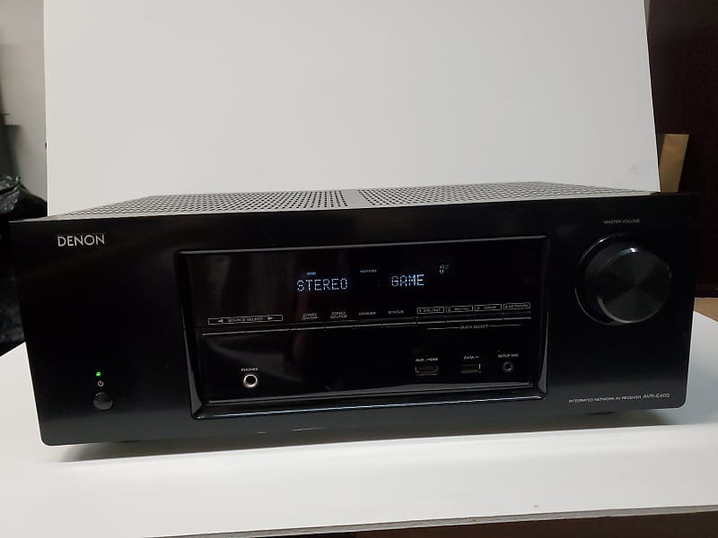 Denon AVRE400 Integrated Network AV Home Theater 7.1 Channel Reverb