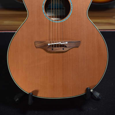 Takamine TSF40C Natural Gloss NEX Acoustic-Electric Guitar-SN0989-PLEK'd-Aeris Packaging image 1