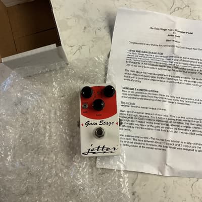 Reverb.com listing, price, conditions, and images for jetter-gain-stage-red