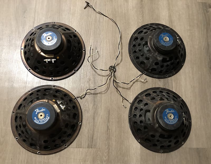 Fender Oxford 12” ( Set of 4) 16 ohm 1970’s Speakers from (Ty Reverb
