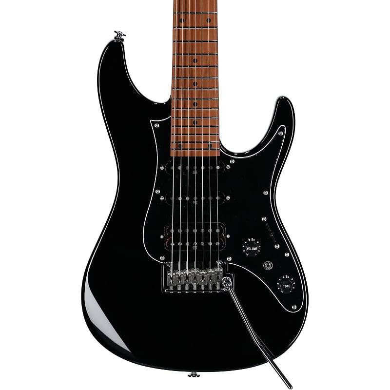 Ibanez Prestige AZ24047 Electric Guitar (with Case), Black image 1
