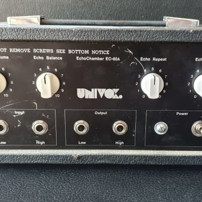 1970s Univox EC-80A Echo Chamber Japan Tape Echo Unit MIJ for sale