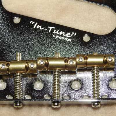 Gotoh BS-TC1S Chrome Finish Vintage Telecaster Bridge With In-Tune Brass Saddles Factory Packaging! image 11