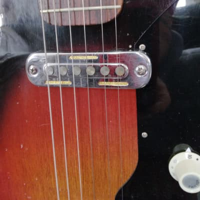 Teisco E-110 "Tulip" Electric Guitar 1960s - Tobacco Burst image 10