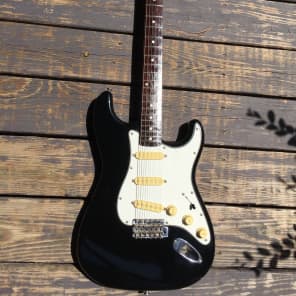 Fender Squier MIJ Japan Stratocaster Black Strat E Series