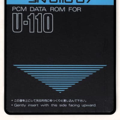 Roland SN-U110-07 Electric Guitar Sound Library PCM Data Rom Card For U-110