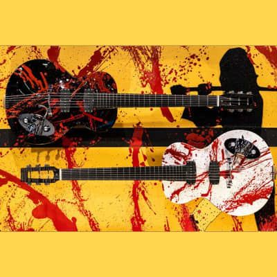 Di Donato Guitars Revenge is a Dish Best Served Cold - One of a Kind Custom Artwork and 2 Guitars! for sale
