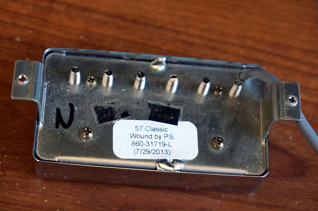 Gibson 57 Classic '57 + Plus Nickel Bridge and Neck Set Humbucker Pickup  Wound By PS