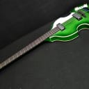 NEW Hofner Ignition PRO Beatle Bass HI-BB-PE-GR Green Burst with Flats & 500/1 style Tea Cup Knobs