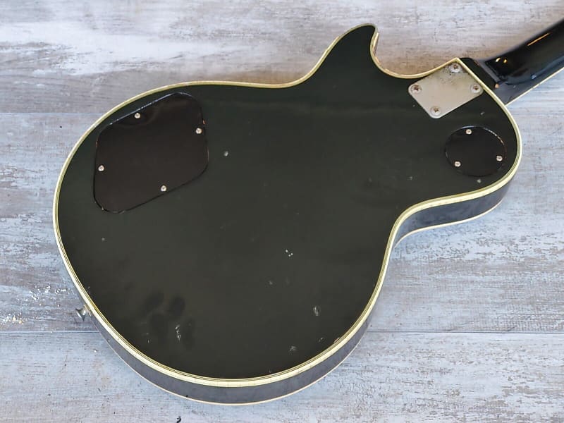 1976 Aria Pro II Japan LC-500 Les Paul Custom (Black/Ebony