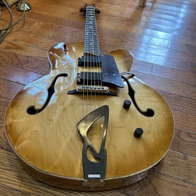 Bill Mitchell Archtop 80's - Natural Amber Burst image 2