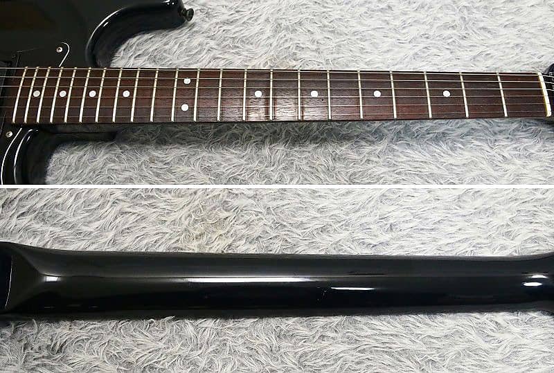 1980's DIAMOND serie Aria ProII Strato type All black model