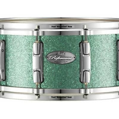 Pearl RF1465S/C413 Reference Series 6.5x14" 20-Ply Snare Drum in Turquoise Glass (Made to Order) image 2