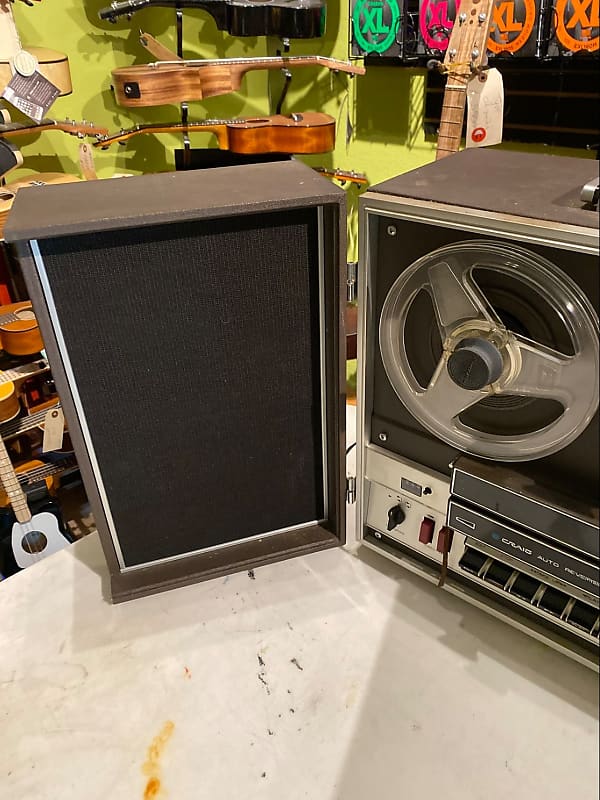 CRAIG 2405 REEL to REEL Auto-Reverse Tape Recorder Good