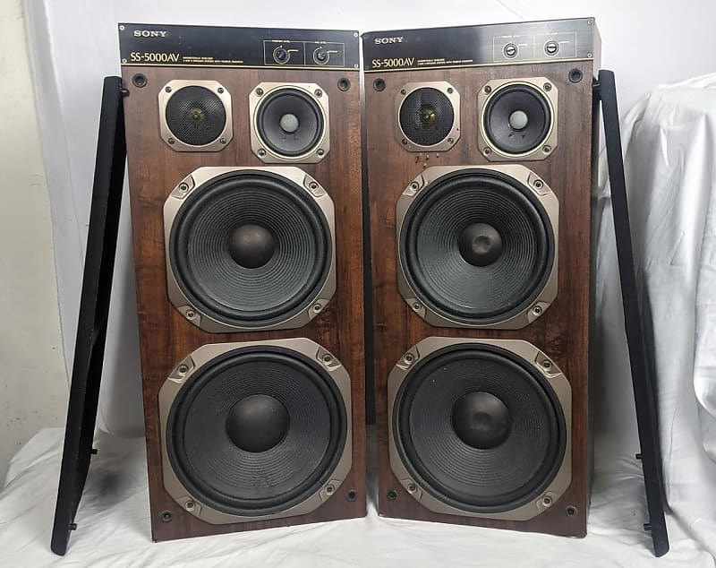 Sony Ss Best Way Tower Speakers Sony SS-5000AV 3-Way 3-Speaker