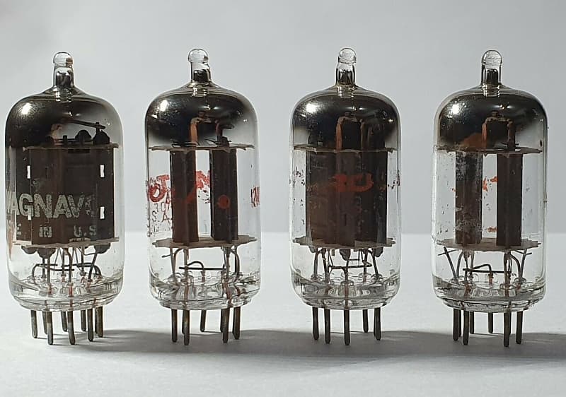 Early 60's Tung-Sol 12AX7 NOS Long-Plate preamp tubes (Square | Reverb