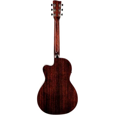 Recording King G6 Series Single-0 Spruce-Mahogany Acoustic-Electric Guitar Natural image 4