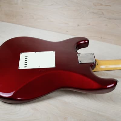 Fender Japan Exclusive Classic '60s Stratocaster MIJ 2015 Old Candy Apple Red w/ Hard Case image 17