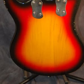 Mosrite Joe Maphis Double Neck 6 and 12 string Original Case 1966 Sunburst image 8