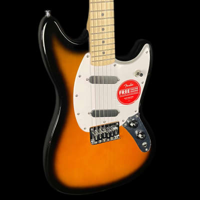 ギター Squier Sonic Mustang 2-Color Sunburst Amazon.com: Squire Sonic Mustang Electric Guitar, 2-Color
