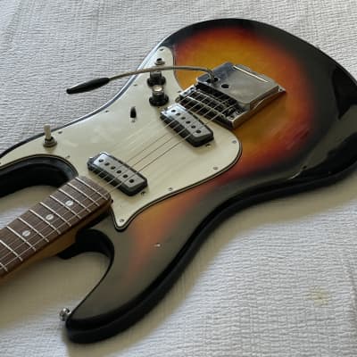 1970's Lyle 1802T Sunburst Electric Guitar Like Epiphone ET-270 Cobain MIJ Matsumoku Japan image 8