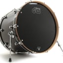DW Performance Series Bass Drum - 18 x 24 inch - Ebony Stain Lacquer