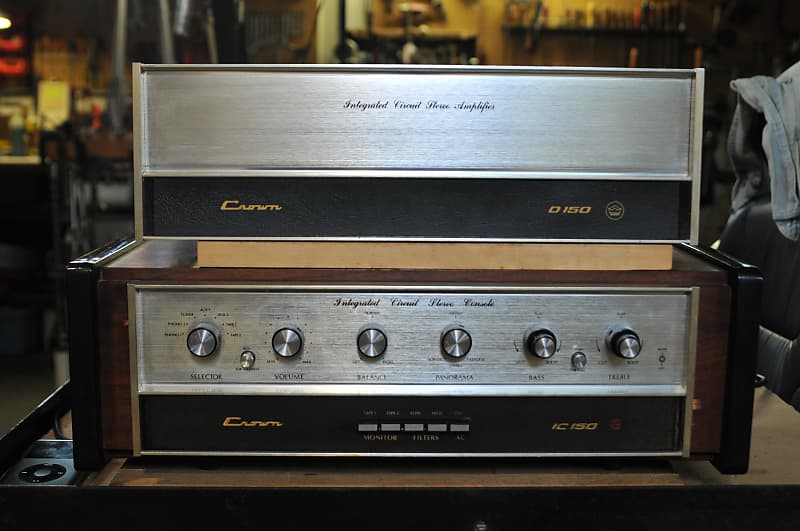 Crown IC150 and D150 Preamp-Power Amp Set 1975 | Reverb