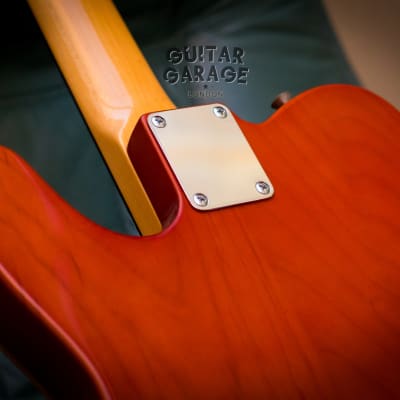 Fender Japan Telecaster neck on a Flame Maple Top Thinline body - unique & lightweight image 13