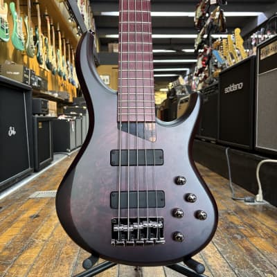 MTD Kingston AG-5 Andrew Gouché Signature 5-String Bass Smoky Purple Satin image 1