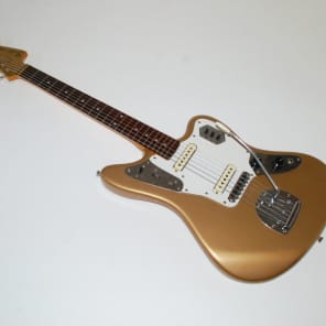 Fender Jaguar Japan 2002 Shoreline Gold CIJ JG66 85 | Reverb